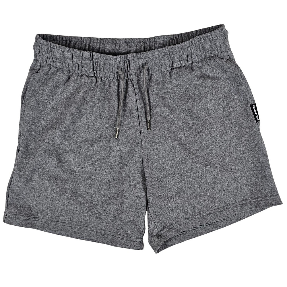 Bearbottom Lounge Shorts Mens Large 5.5 Inseam Heather Gray Drawstring Comfort